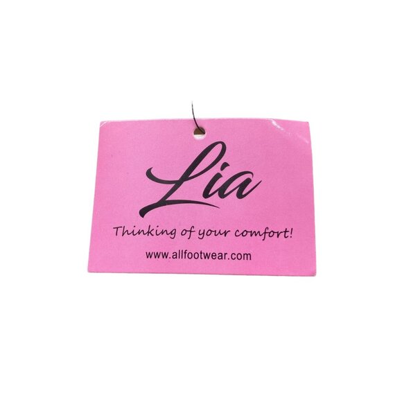 Lia Women Black Double Buckle Sandals With Cork Sole Size 11 NEW - Picture 3 of 8